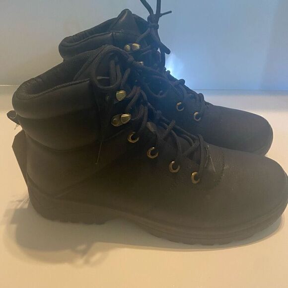 AVALANCHE Men’s Low Hiker Boots Lace Up Black Size 9.5 New‎ No Box main image 4